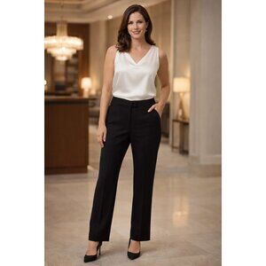 White House Black Market New size 10 Slim Boot Black Seasonless Pants